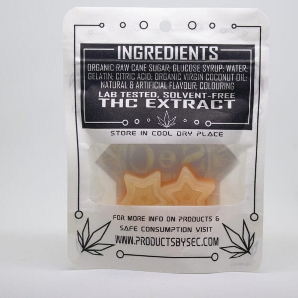 stars shaped THC Extract